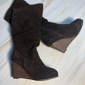 Very Volatile Brown Suede Boots